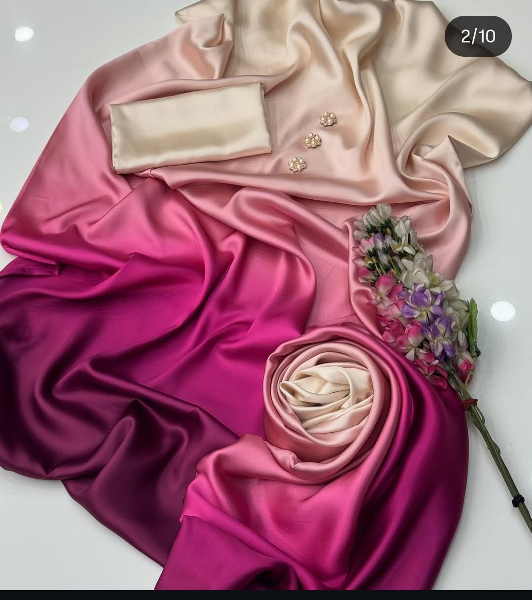 Shamoz Silk Digital Print Tye ‘N’ Dye Print