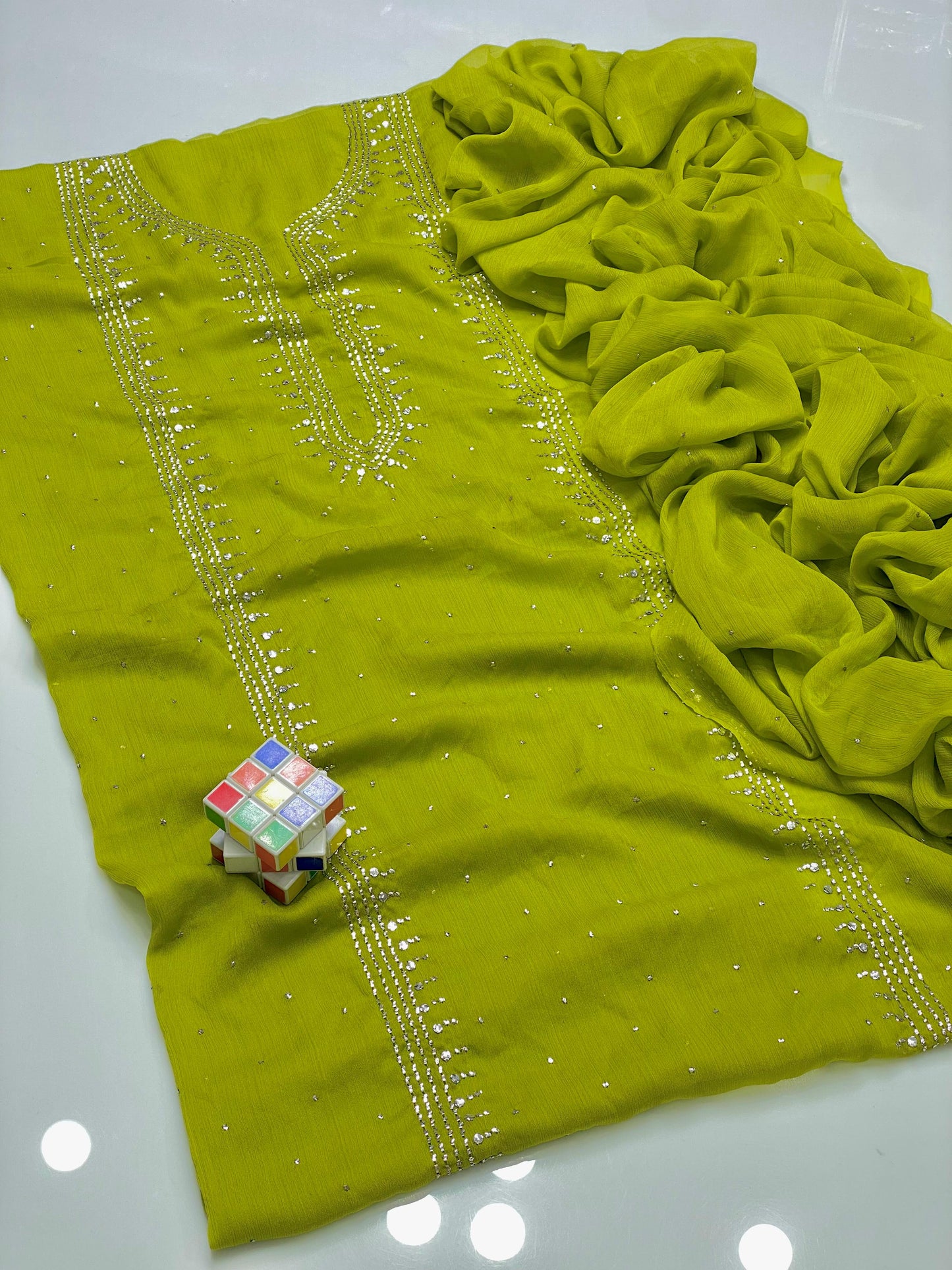 Stuff Bamber Chiffon Mukesh